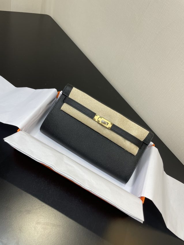Replica Hermes Kelly Elan Black - best-selling designer handbag dupe