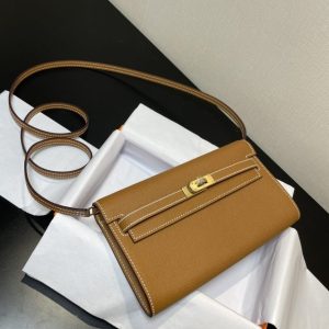 Replica Hermes Kelly Elan Brown 8 Replica Hermes Kelly Elan Brown - premium-grade designer purse dupe