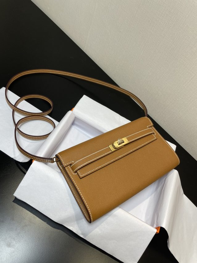 Replica Hermes Kelly Elan Brown 8 Replica Hermes Kelly Elan Brown - premium-grade designer purse dupe