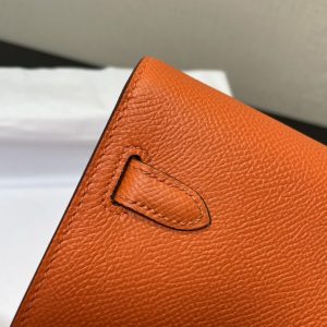 Replica Hermes Kelly Elan Orange 4 Replica Hermes Kelly Elan Orange - premium-grade designer purse dupe