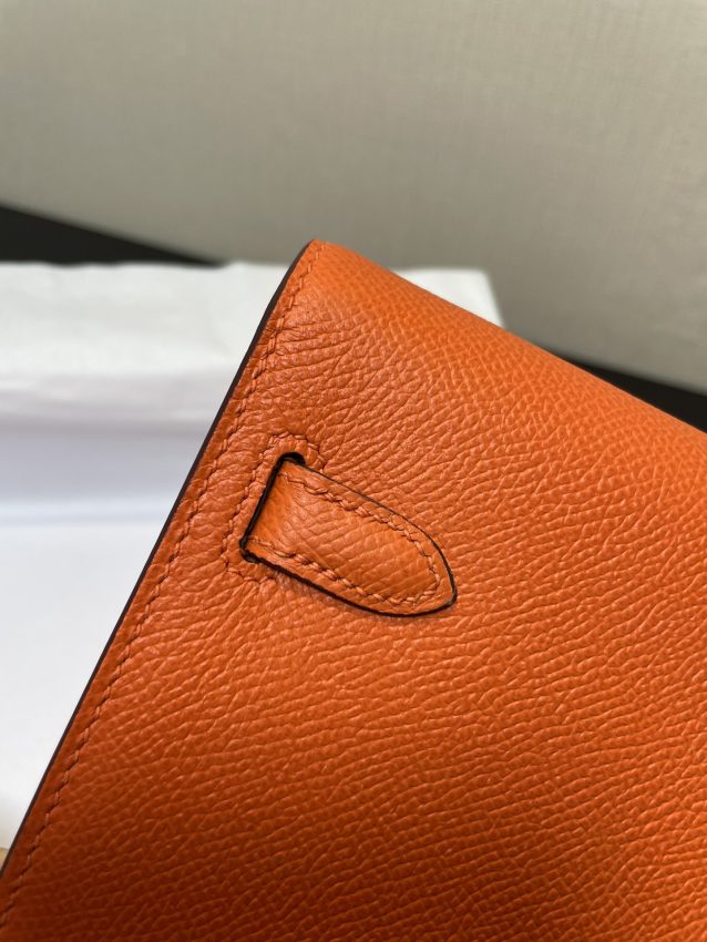 Replica Hermes Kelly Elan Orange 4 Replica Hermes Kelly Elan Orange - premium-grade designer purse dupe