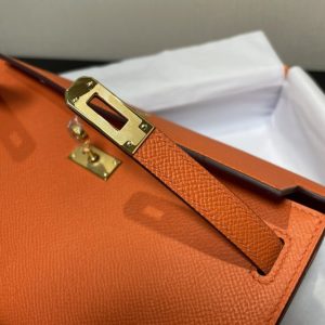 Replica Hermes Kelly Elan Orange 7 Replica Hermes Kelly Elan Orange - high-end fake designer purse