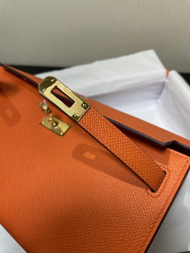 Replica Hermes Kelly Elan Orange 7 Replica Hermes Kelly Elan Orange - high-end fake designer purse