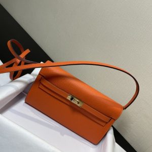 Replica Hermes Kelly Elan Orange 1 Replica Hermes Kelly Elan Orange - top-tier luxury replica shoulder bag