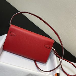 Replica Hermes Kelly Elan Red 3 Replica Hermes Kelly Elan Red - realistic designer-inspired fake bag
