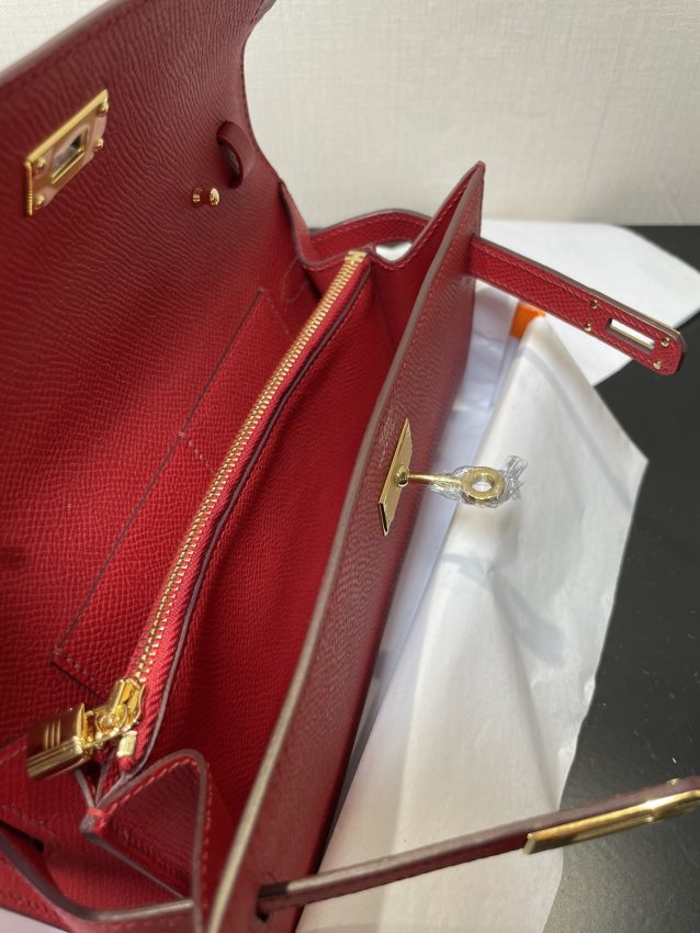 Replica Hermes Kelly Elan Red 4 Replica Hermes Kelly Elan Red - high-end fake designer purse