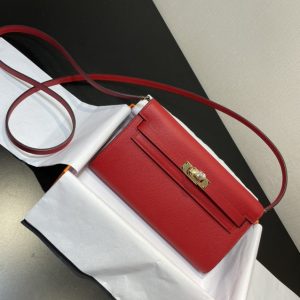 Replica Hermes Kelly Elan Red 1 Replica Hermes Kelly Elan Red - authentic-look luxury purse replica