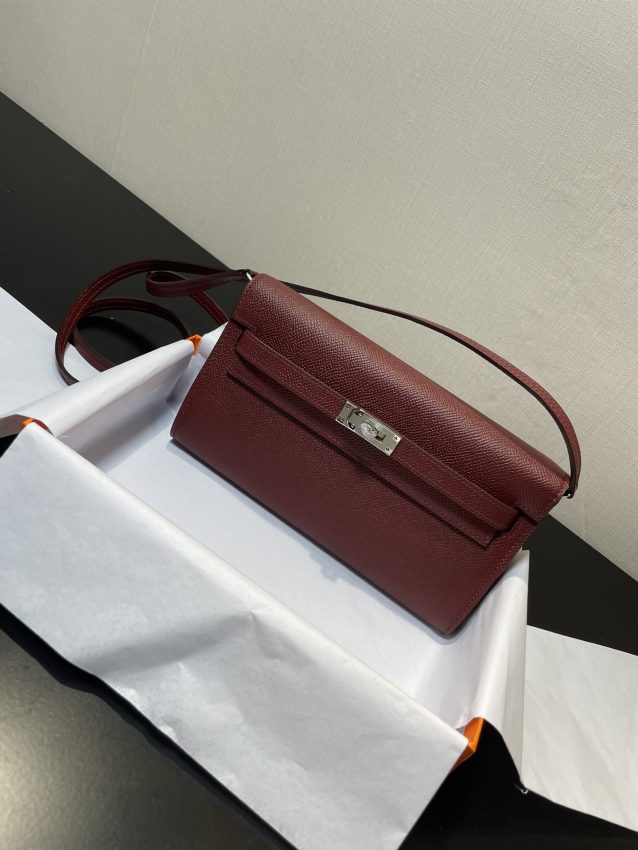 Replica Hermes Kelly Elan Bordeaux 1 Replica Hermes Kelly Elan Bordeaux - top-tier luxury replica shoulder bag