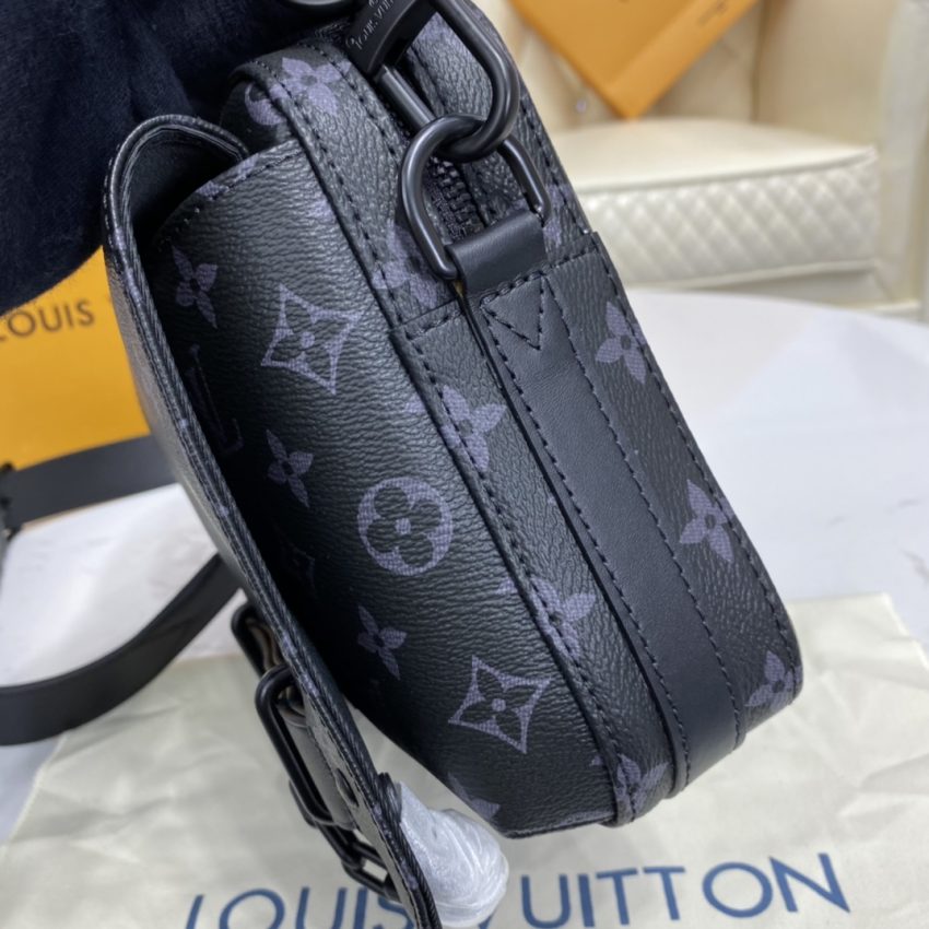 Replica Louis Vuitton Steamer Messenger Black Canvas 6 Replica Louis Vuitton Steamer Messenger Black Canvas - elite superclone designer purse