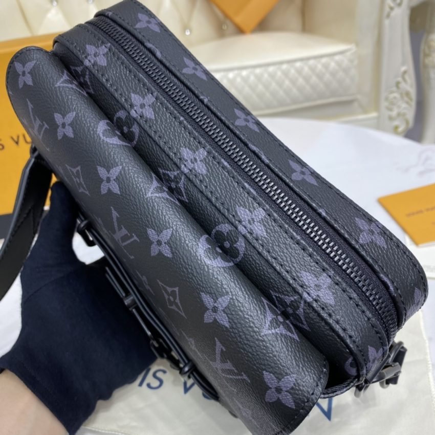 Replica Louis Vuitton Steamer Messenger Black Canvas 9 Replica Louis Vuitton Steamer Messenger Black Canvas - premium-grade designer purse dupe