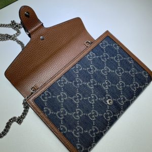 Replica Gucci Dionysus GG Chain Wallet Denim Blue 4 Replica Gucci Dionysus GG Chain Wallet Denim Blue - high-accuracy replica luxury purse