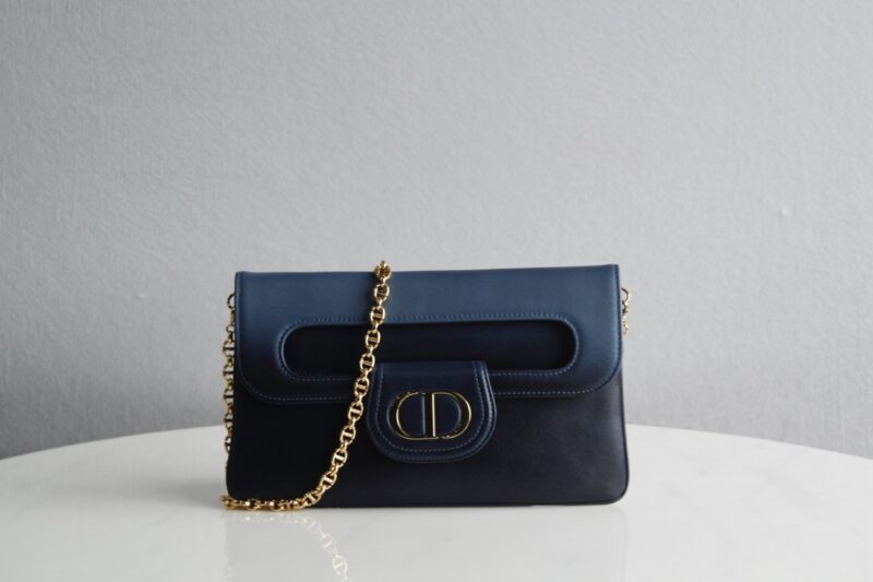 Replica Dior Double Bag Blue 1 Replica Dior Double Bag Blue - elite superclone designer purse