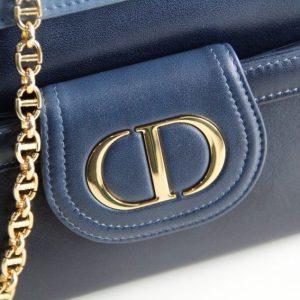 Replica Dior Double Bag Blue 4 Replica Dior Double Bag Blue - top-tier luxury replica shoulder bag