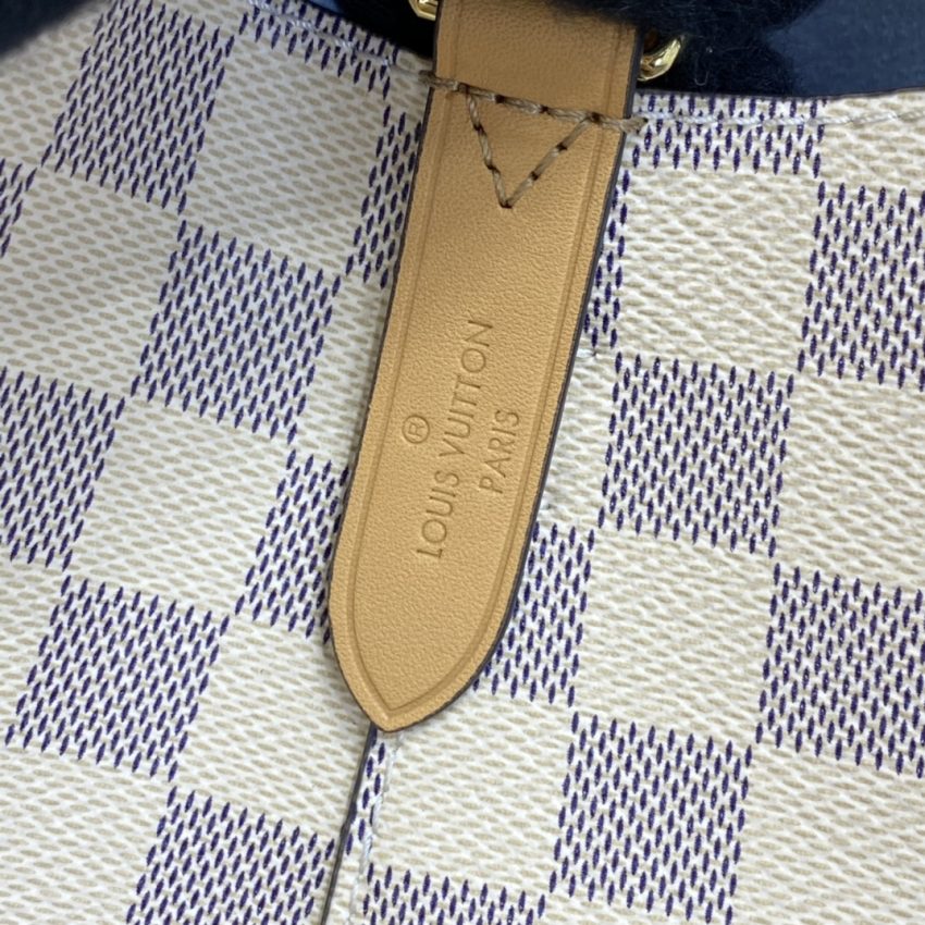 Replica Louis Vuitton NeoNoe BB White Grid - premium 1:1 fake handbag model