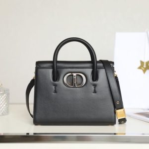 Replica Dior St Honoré Tote Black 1 Replica Dior St Honoré Tote Black - realistic designer-inspired fake bag