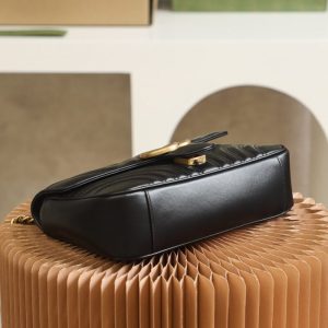Replica Gucci Marmont Medium Black 5 Replica Gucci Marmont Medium Black - elite superclone designer purse