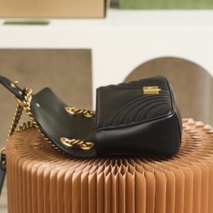 Replica Gucci Marmont Medium Black 6 Replica Gucci Marmont Medium Black - best-selling designer handbag dupe