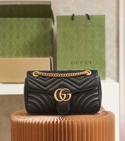 Replica Gucci Marmont Medium Black - ultra-realistic fake designer tote