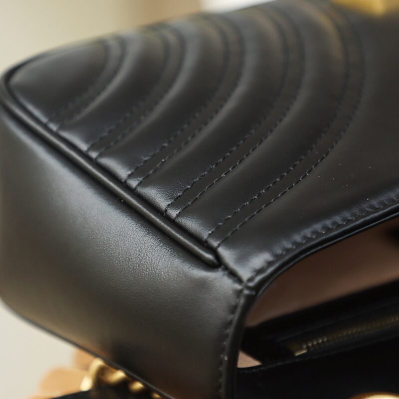 Replica Gucci Marmont Medium Black 16 Replica Gucci Marmont Medium Black - near-authentic luxury replica handbag