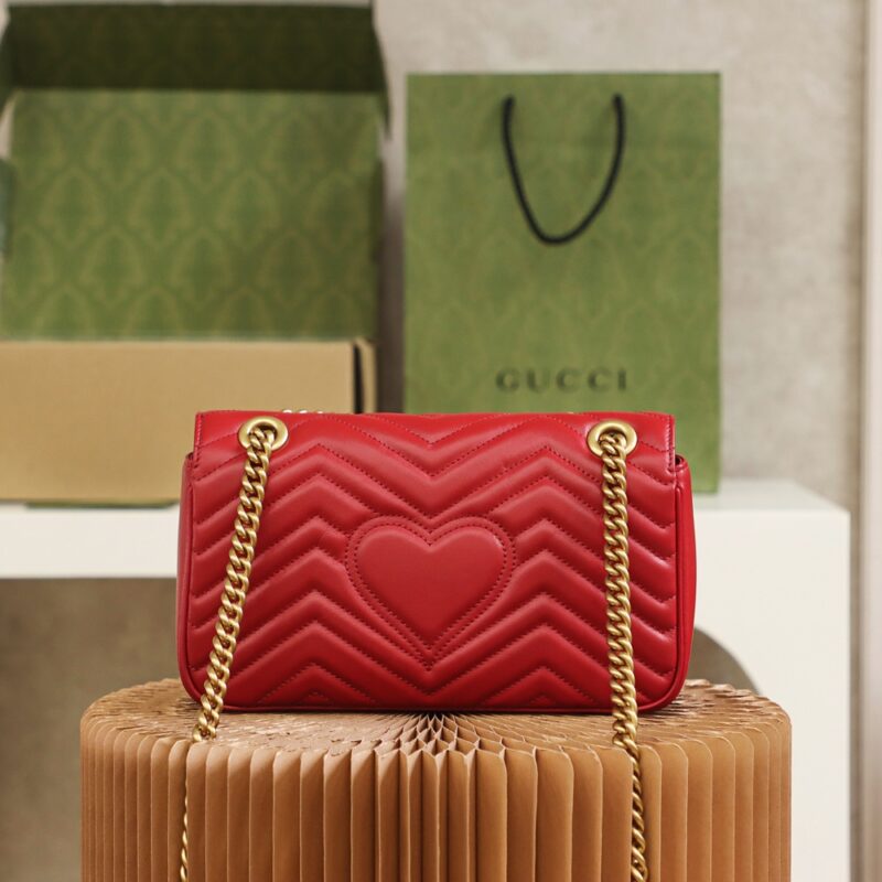 Replica Gucci GG Marmont 1955 Medium Red 6 Replica Gucci GG Marmont 1955 Medium Red - top-rated replica designer bag