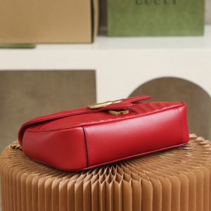 Replica Gucci GG Marmont 1955 Medium Red 3 Replica Gucci GG Marmont 1955 Medium Red - authentic-look luxury purse replica