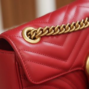 Replica Gucci GG Marmont 1955 Medium Red 13 Replica Gucci GG Marmont 1955 Medium Red - elite superclone designer purse