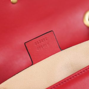 Replica Gucci GG Marmont 1955 Medium Red 17 Replica Gucci GG Marmont 1955 Medium Red - 1:1 designer replica handbag