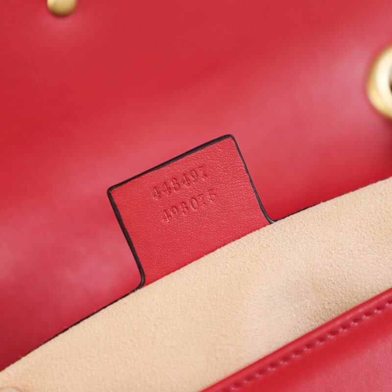 Replica Gucci GG Marmont 1955 Medium Red 17 Replica Gucci GG Marmont 1955 Medium Red - 1:1 designer replica handbag