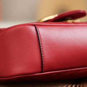 Replica Gucci GG Marmont 1955 Medium Red 18 Replica Gucci GG Marmont 1955 Medium Red - premium 1:1 fake handbag model