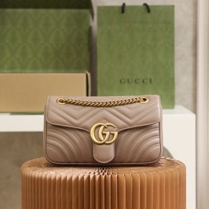 Replica Gucci GG Marmont Medium Nude 3 Replica Gucci GG Marmont Medium Nude - top-rated replica designer bag