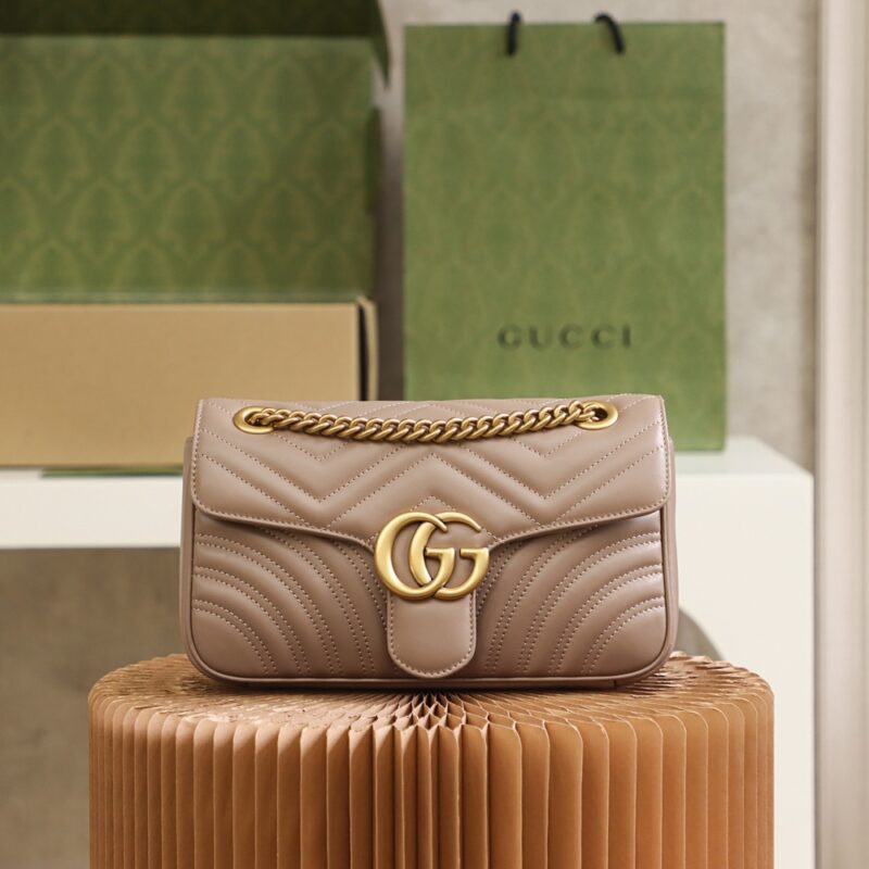 Replica Gucci GG Marmont Medium Nude 3 Replica Gucci GG Marmont Medium Nude - top-rated replica designer bag