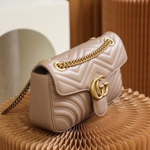 Replica Gucci GG Marmont Medium Nude 2 Replica Gucci GG Marmont Medium Nude - top-rated replica designer bag
