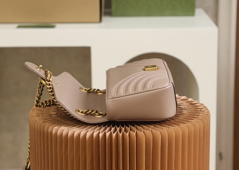 Replica Gucci GG Marmont Medium Nude 6 Replica Gucci GG Marmont Medium Nude - top-rated replica designer bag