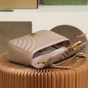 Replica Gucci GG Marmont Medium Nude 8 Replica Gucci GG Marmont Medium Nude - premium-grade designer purse dupe