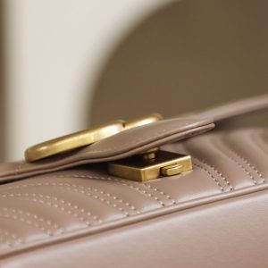 Replica Gucci GG Marmont Medium Nude 11 Replica Gucci GG Marmont Medium Nude - top-tier luxury replica shoulder bag
