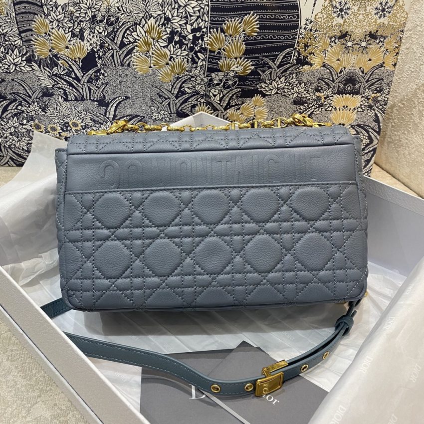Replica Dior Caro Bag Blue 6 Replica Dior Caro Bag Blue - ultra-realistic fake designer tote