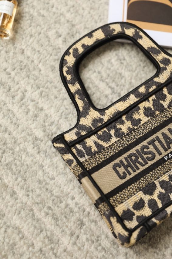 Replica Dior Tote Book Mini Leopard 7 Replica Dior Tote Book Mini Leopard - high-quality designer bag clone
