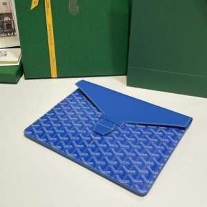 Replica Goyard Camond Pouch Blue 3 Replica Goyard Camond Pouch Blue - premium 1:1 fake handbag model