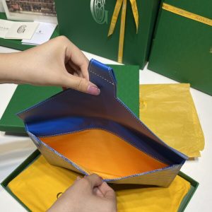 Replica Goyard Camond Pouch Blue 6 Replica Goyard Camond Pouch Blue - authentic-look luxury purse replica