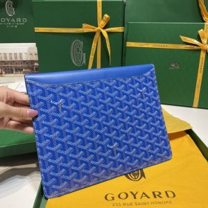 Replica Goyard Camond Pouch Blue 8 Replica Goyard Camond Pouch Blue - premium-grade designer purse dupe