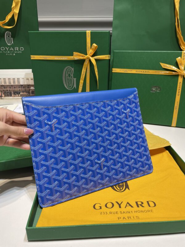 Replica Goyard Camond Pouch Blue 8 Replica Goyard Camond Pouch Blue - premium-grade designer purse dupe