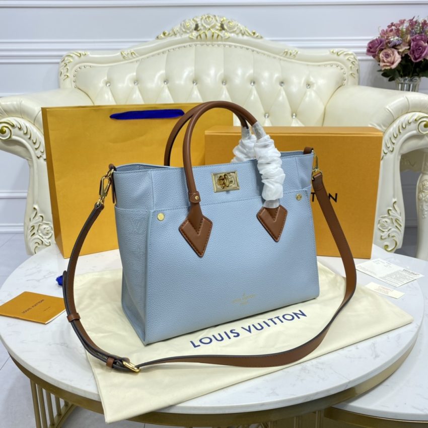 Replica Louis Vuitton On My Side Sky Blue 2 Replica Louis Vuitton On My Side Sky Blue - 1:1 designer replica handbag