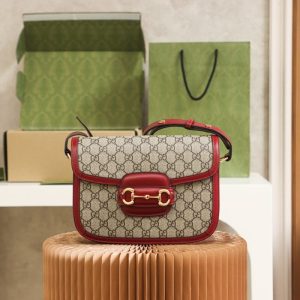Replica Gucci Horsebit 1955 Classic Red 6 Replica Gucci Horsebit 1955 Classic Red - near-authentic luxury replica handbag