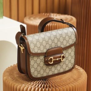 Replica Gucci Horsebit 1955 Classic Brown - elite superclone designer purse