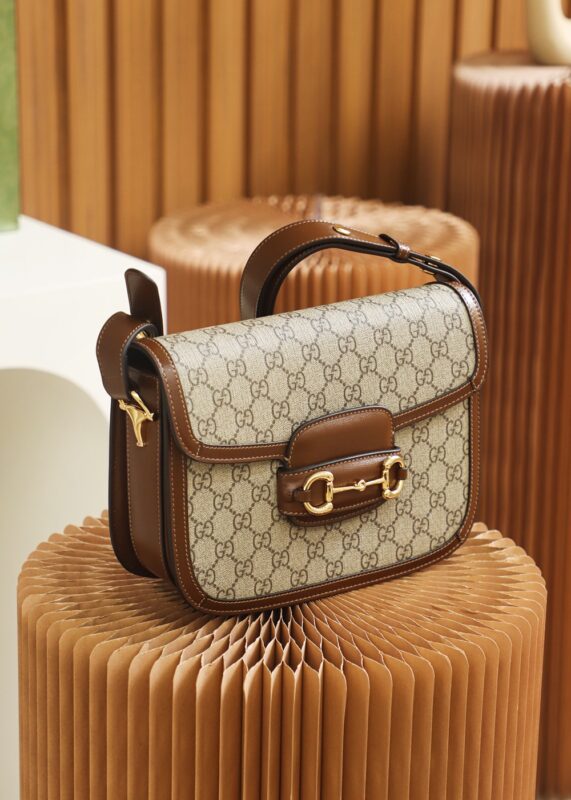 Replica Gucci Horsebit 1955 Classic Brown - elite superclone designer purse