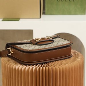 Replica Gucci Horsebit 1955 Classic Brown - ultra-realistic fake designer tote