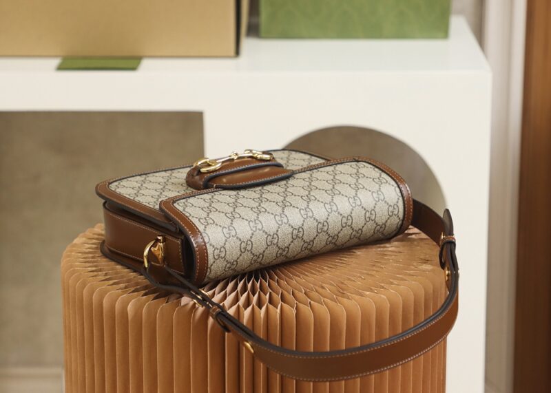 Replica Gucci Horsebit 1955 Classic Brown - near-authentic luxury replica handbag