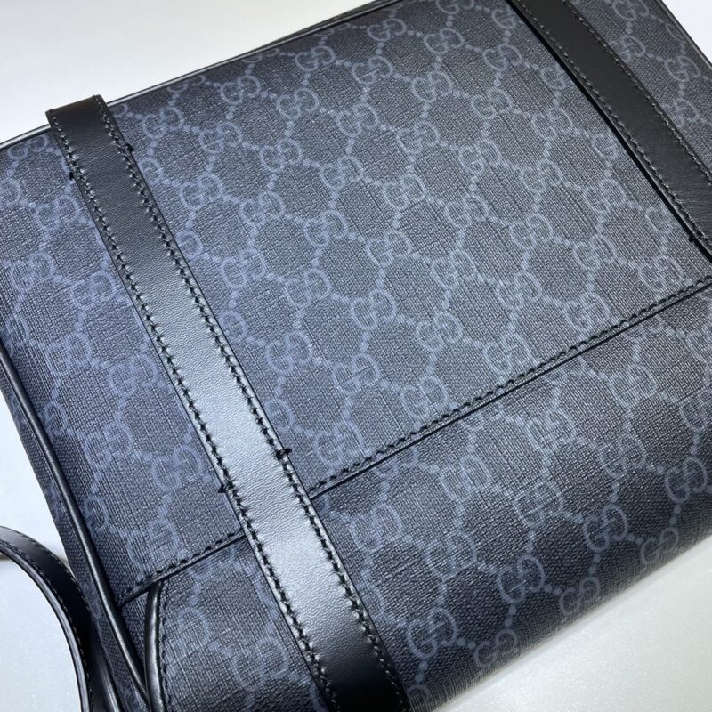Replica Gucci GG Supreme Shoulder Bag Black 10 Replica Gucci GG Supreme Shoulder Bag Black - high-accuracy replica luxury purse
