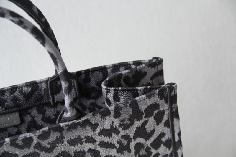 Replica Dior Tote Book Leopard Grey 4 Replica Dior Tote Book Leopard Grey - high-accuracy replica luxury purse