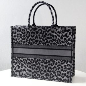 Replica Dior Tote Book Leopard Grey 8 Replica Dior Tote Book Leopard Grey - authentic-look luxury purse replica